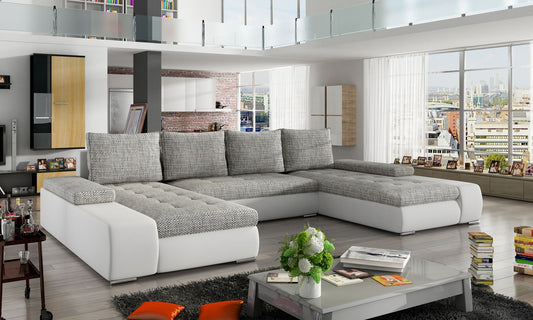 Corner Sleeper Sofa Loughborough 3 | size: Width: 363cm, Height: 88cm, Depth: 53cm | color: Berlin/Soft | image: 1 | variant: 1017038