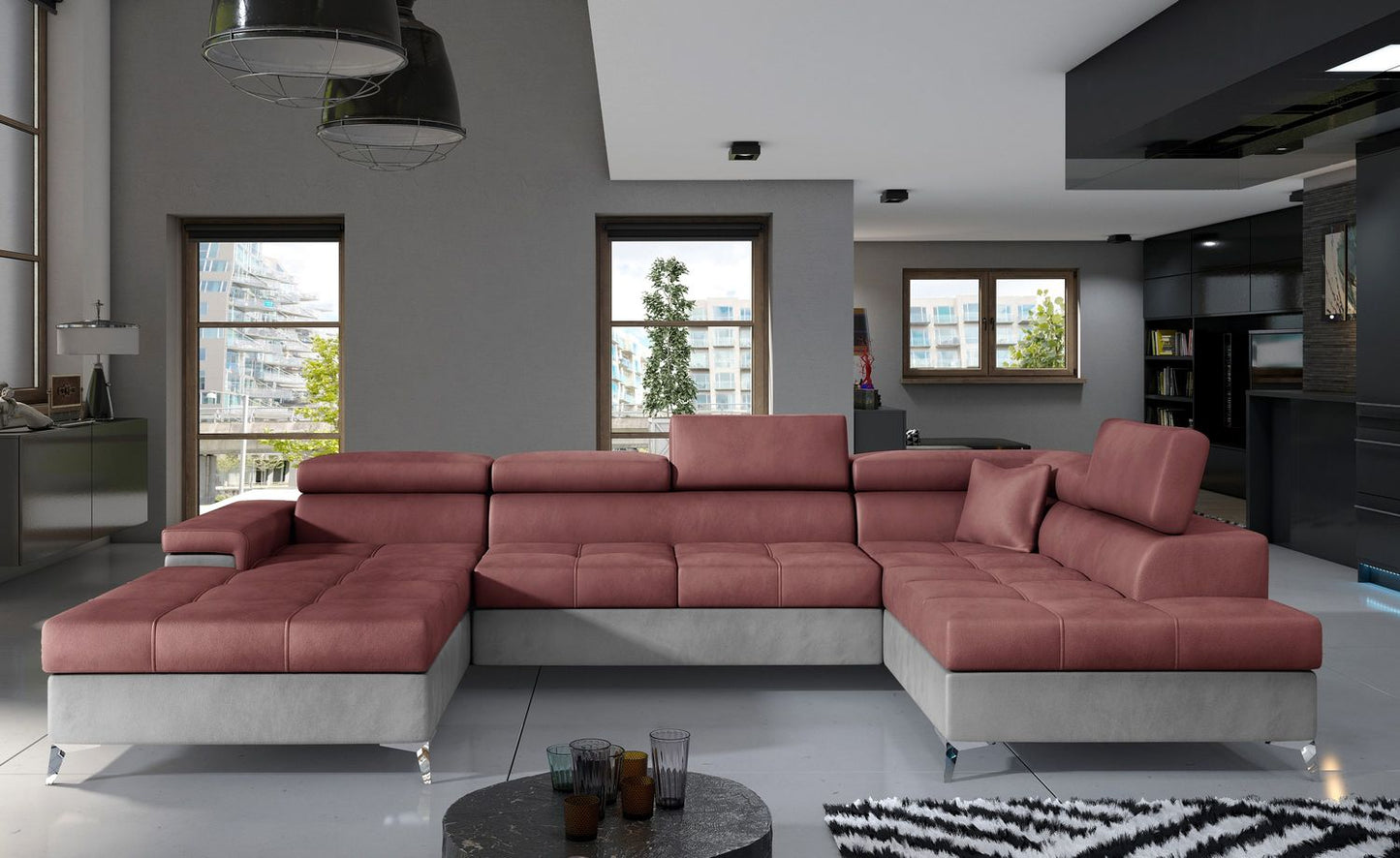 Corner Sleeper Sofa Ludlow 30 | size: Width: 345cm, Height: 90cm, Depth: 60cm | color: Monolith | image: 1 | variant: 1016414