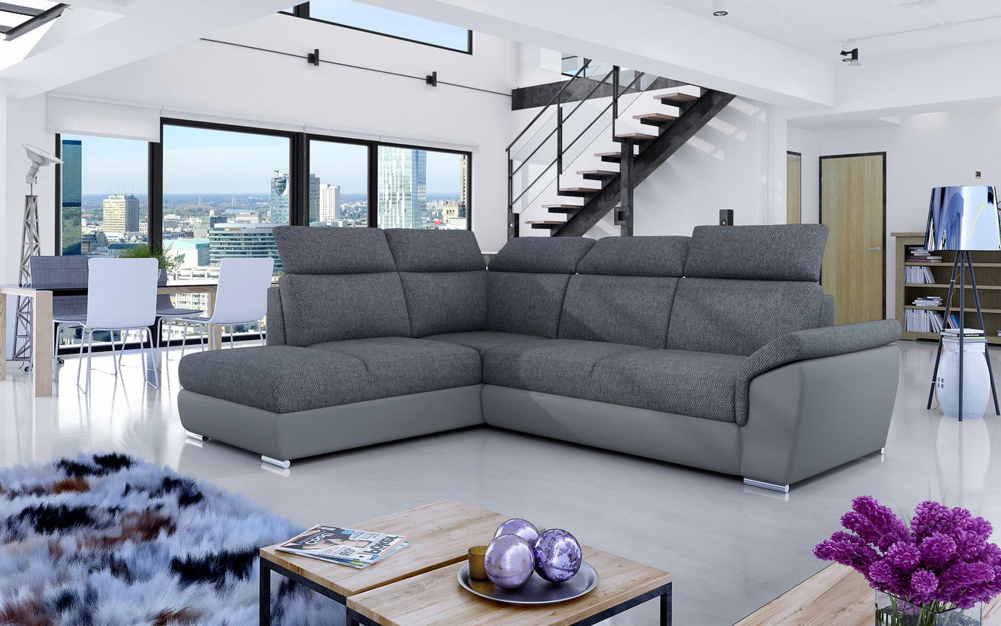 Corner Sleeper Sofa Melton Mowbray 45 | size: Width: 260cm, Height: 102cm, Depth: 60cm | color: Inari/Soft | image: 1 | variant: 1016880