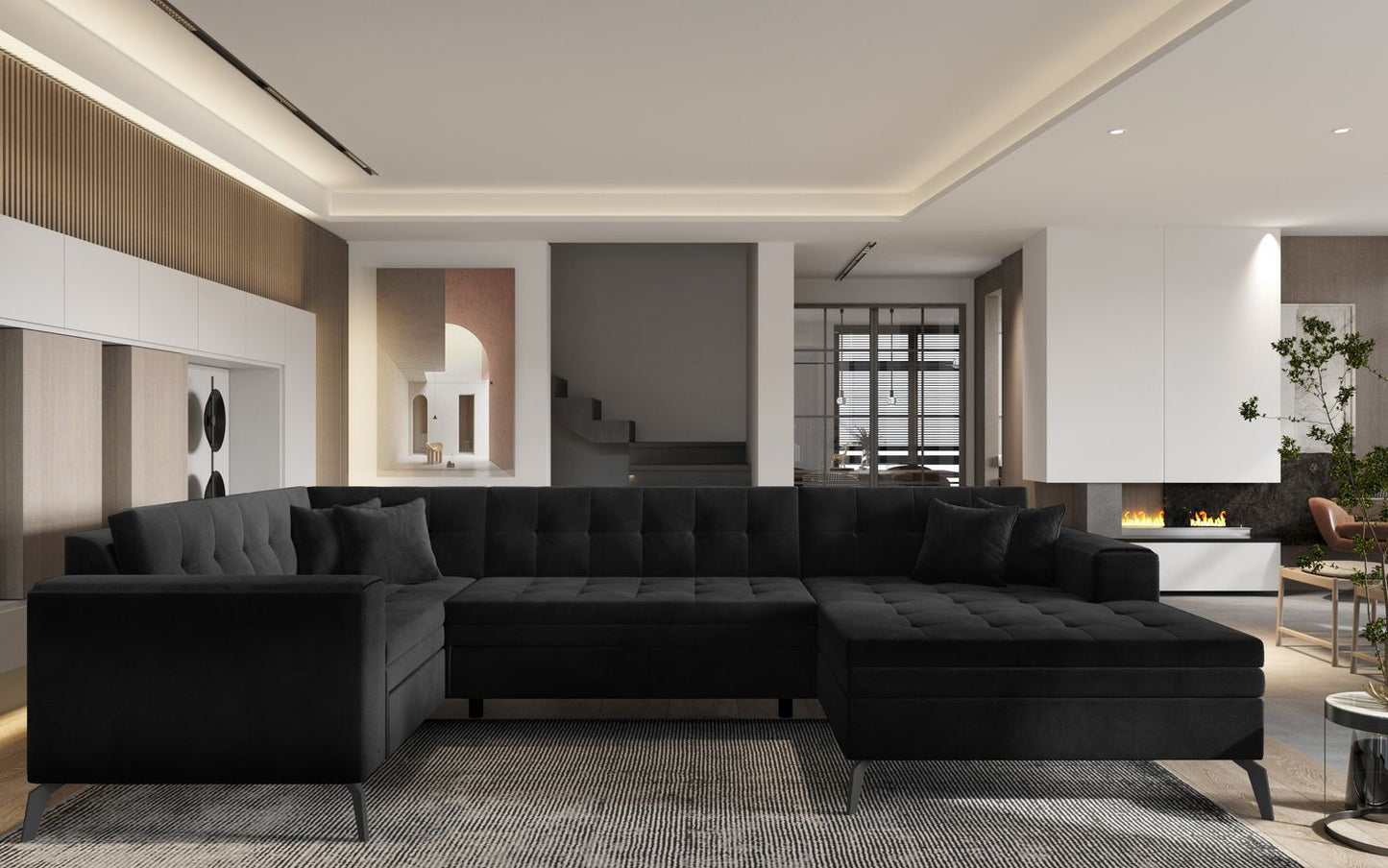 Corner Sleeper Sofa Montez 22 | size: Width: 340cm, Height: 93cm, Depth: 180cm | color: Lukso | image: 1 | variant: 1014921