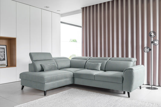 Corner Sleeper Sofa Noble 17 | size: Width: 255cm, Height: 100cm, Depth: 201cm | color: Savoi | image: 1 | variant: 1015068