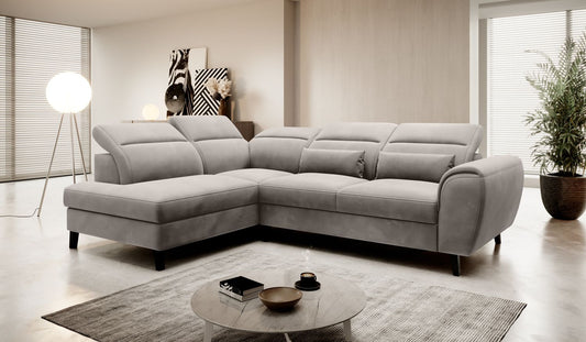 Corner Sleeper Sofa Noble 4 | size: Width: 255cm, Height: 100cm, Depth: 201cm | color: Loco | image: 1 | variant: 1015055