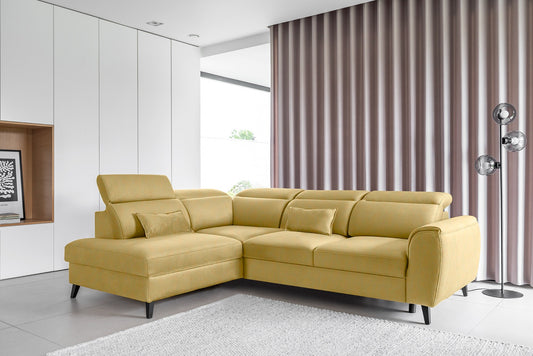 Corner Sleeper Sofa Noble 42 | size: Width: 255cm, Height: 100cm, Depth: 201cm | color: Savoi | image: 1 | variant: 1015093