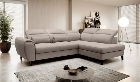 Corner Sleeper Sofa Noble 59 | size: Width: 255cm, Height: 100cm, Depth: 201cm | color: Savoi | image: 1 | variant: 1015110