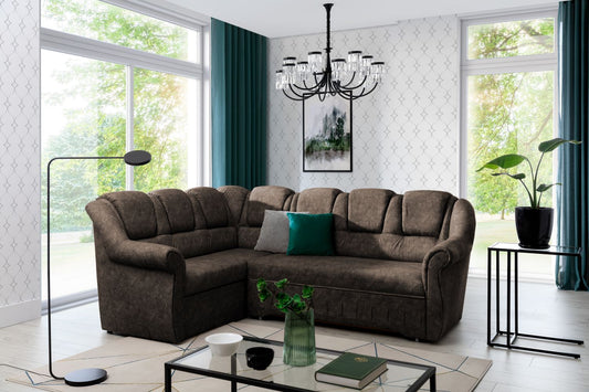 Corner Sleeper Sofa Oakham 37 | size: Width: 243cm, Height: 105cm, Depth: 190cm | color: Dora | image: 1 | variant: 1016801
