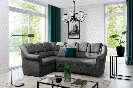 Corner Sleeper Sofa Oakham 43 | size: Width: 243cm, Height: 105cm, Depth: 190cm | color: Dora | image: 1 | variant: 1016807