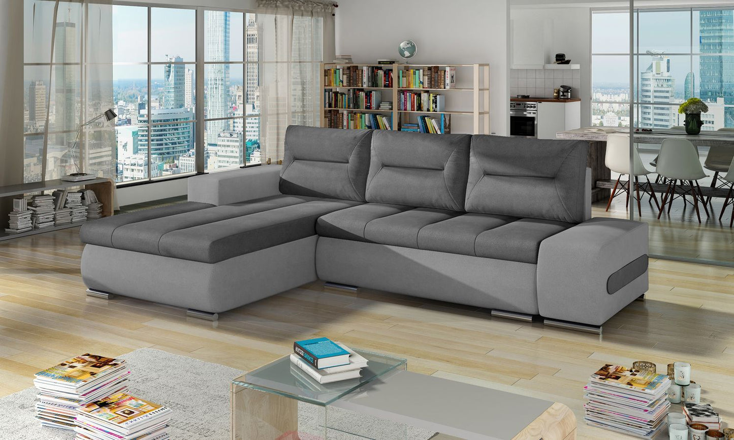 Corner Sleeper Sofa Ottavio 47 | size: Width: 275cm, Height: 85cm, Depth: 58cm | color: Soro | image: 1 | variant: 1016283