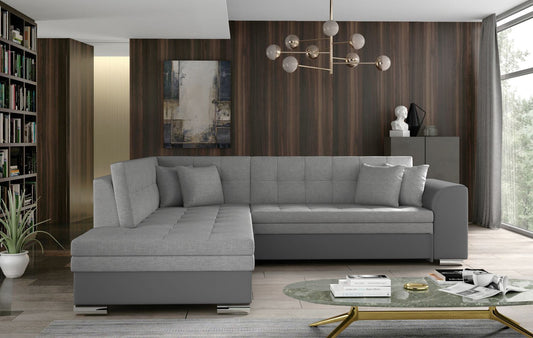 Corner Sleeper Sofa Pieretta 3 | size: Width: 260cm, Height: 80cm, Depth: 58cm | color: Sawana/Soft | image: 1 | variant: 1016287