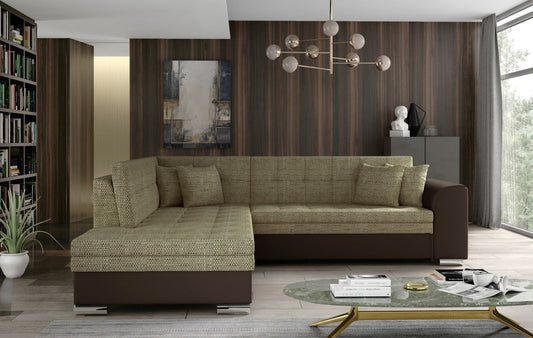 Corner Sleeper Sofa Pieretta 31 | size: Width: 260cm, Height: 80cm, Depth: 58cm | color: Berlin/Soft | image: 1 | variant: 1016315