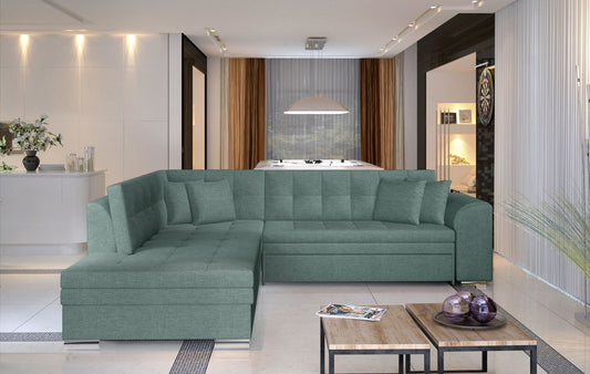 Corner Sleeper Sofa Pieretta 34 | size: Width: 260cm, Height: 80cm, Depth: 58cm | color: Cover | image: 1 | variant: 1016318