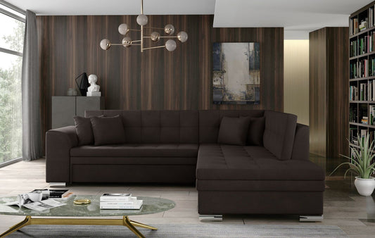 Corner Sleeper Sofa Pieretta 62 | size: Width: 260cm, Height: 80cm, Depth: 58cm | color: Jasmine | image: 1 | variant: 1016346