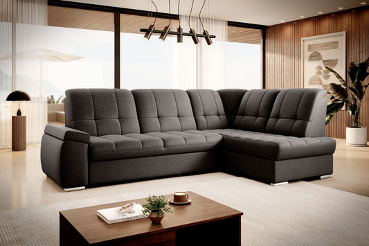 Corner Sleeper Sofa Sado 60 | size: Width: 272cm, Height: 95cm, Depth: 192cm | color: Flores | image: 1 | variant: 1015248