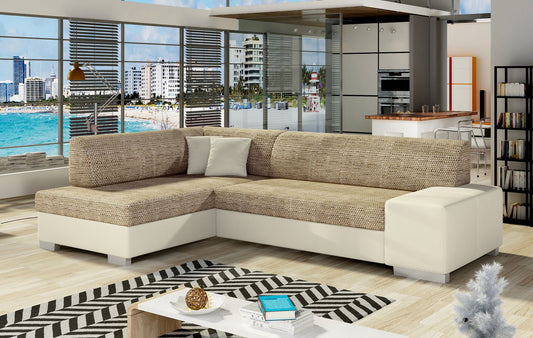 Corner Sleeper Sofa Salisbury 9 | size: Width: 268cm, Height: 73cm, Depth: 167cm | color: Berlin/Soft | image: 1 | variant: 1016612