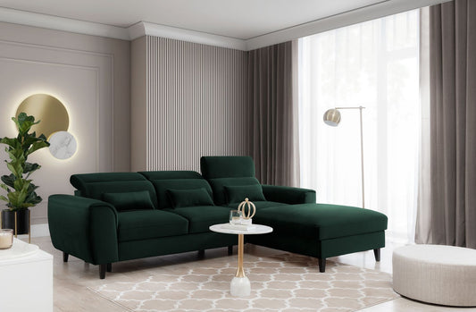 Corner Sleeper Sofa Scarborough 19 | size: Width: 267cm, Height: 100cm, Depth: 196cm | color: Loco | image: 1 | variant: 1015447