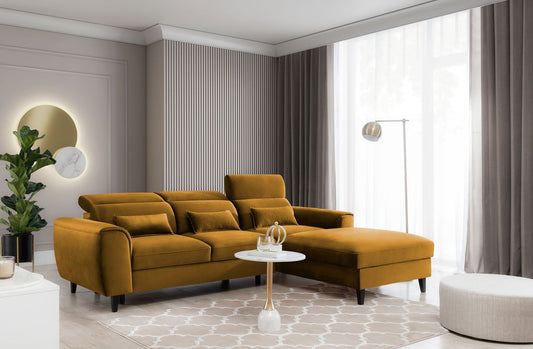 Corner Sleeper Sofa Scarborough 21 | size: Width: 267cm, Height: 100cm, Depth: 196cm | color: Loco | image: 1 | variant: 1015449