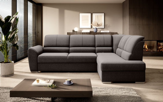 Corner Sleeper Sofa Siber 61 | size: Width: 270cm, Height: 93cm, Depth: 186cm | color: Flores | image: 1 | variant: 1015329