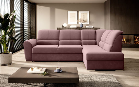 Corner Sleeper Sofa Siber 66 | size: Width: 270cm, Height: 93cm, Depth: 186cm | color: Velvetmat | image: 1 | variant: 1015334