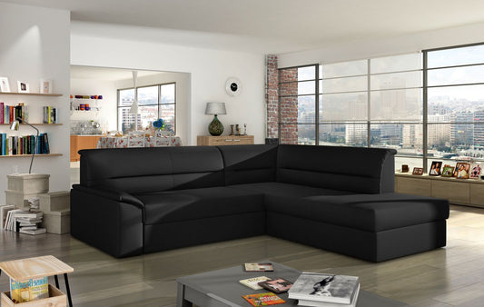 Corner Sleeper Sofa Sleaford 3 | size: Width: 212cm, Height: 90cm, Depth: 65cm | color: Soft | image: 1 | variant: 1016436