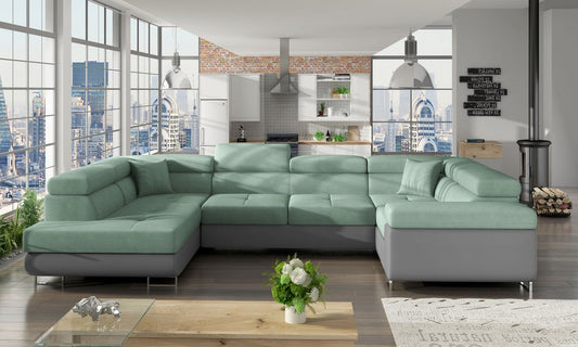 Corner Sleeper Sofa Stamford 20 | size: Width: 340cm, Height: 90cm, Depth: 58cm | color: Soft/Soro | image: 1 | variant: 1016726