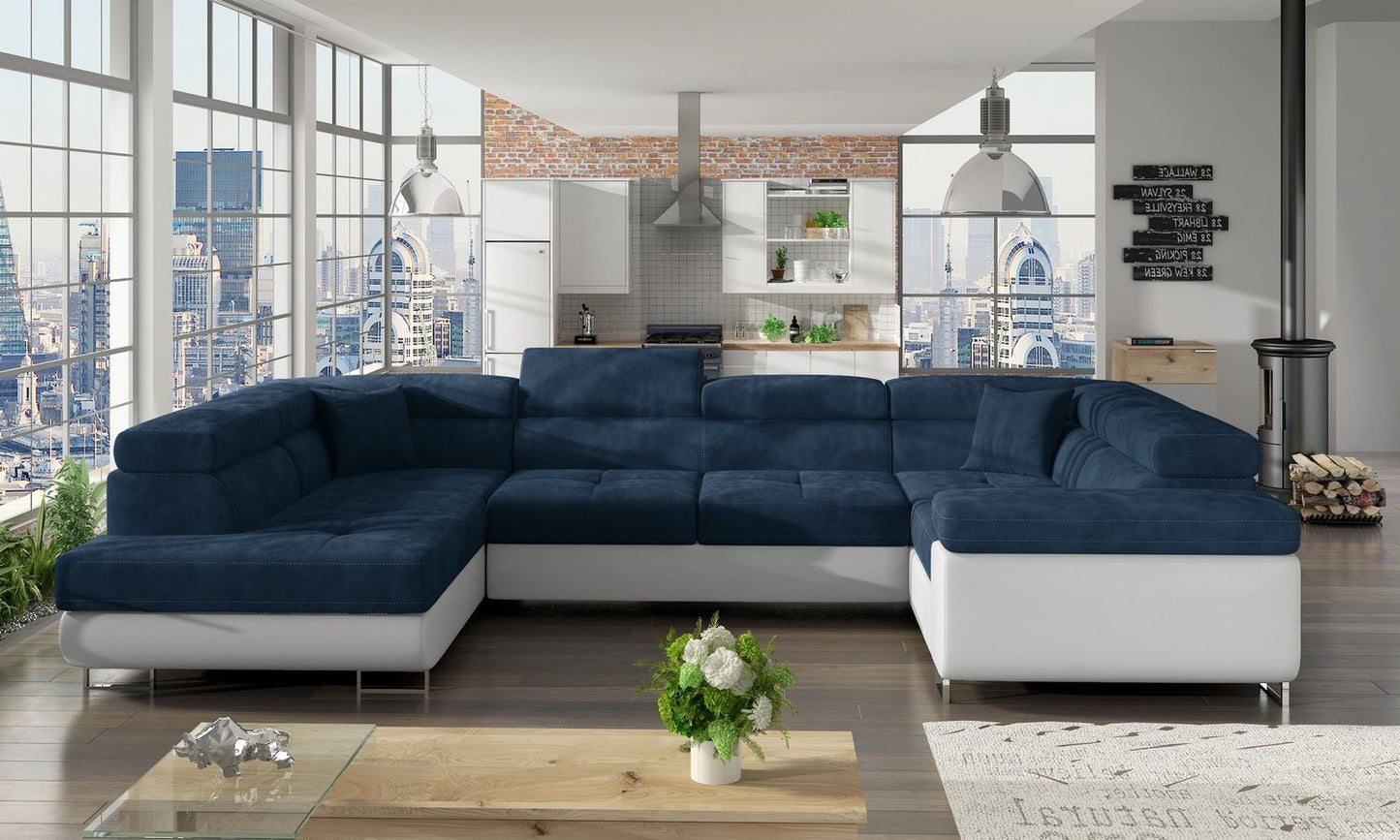 Corner Sleeper Sofa Stamford 40 | size: Width: 340cm, Height: 90cm, Depth: 58cm | color: Kronos/Soft | image: 1 | variant: 1016746