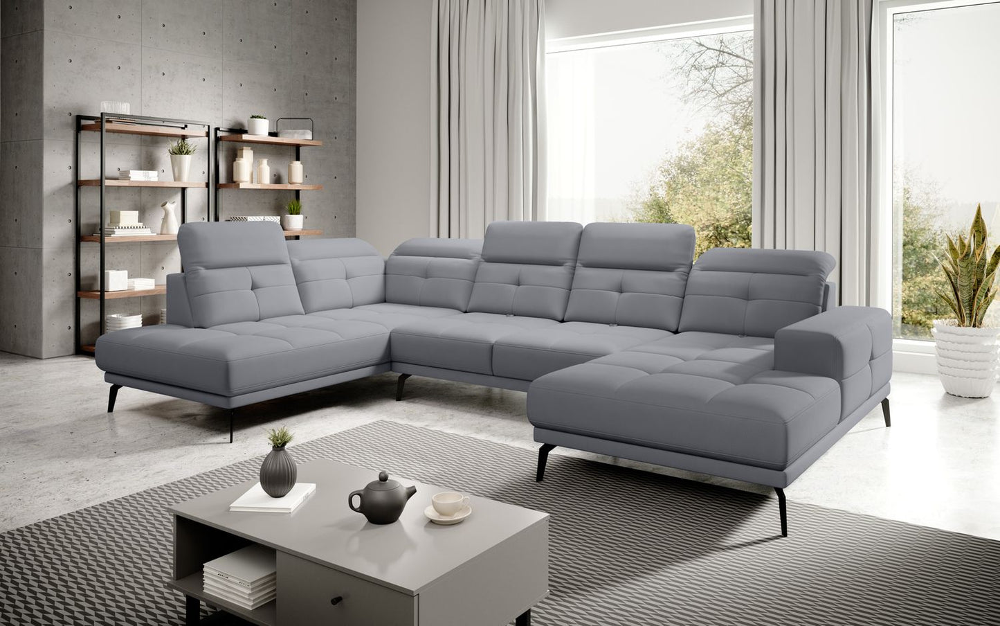 Corner Sofa Alnwick 10 | size: Width: 350cm, Height: 107cm, Depth: 205cm | color: Poco | image: 1 | variant: 1015268
