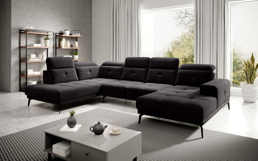 Corner Sofa Alnwick 21 | size: Width: 350cm, Height: 107cm, Depth: 205cm | color: Velvetmat | image: 1 | variant: 1015279