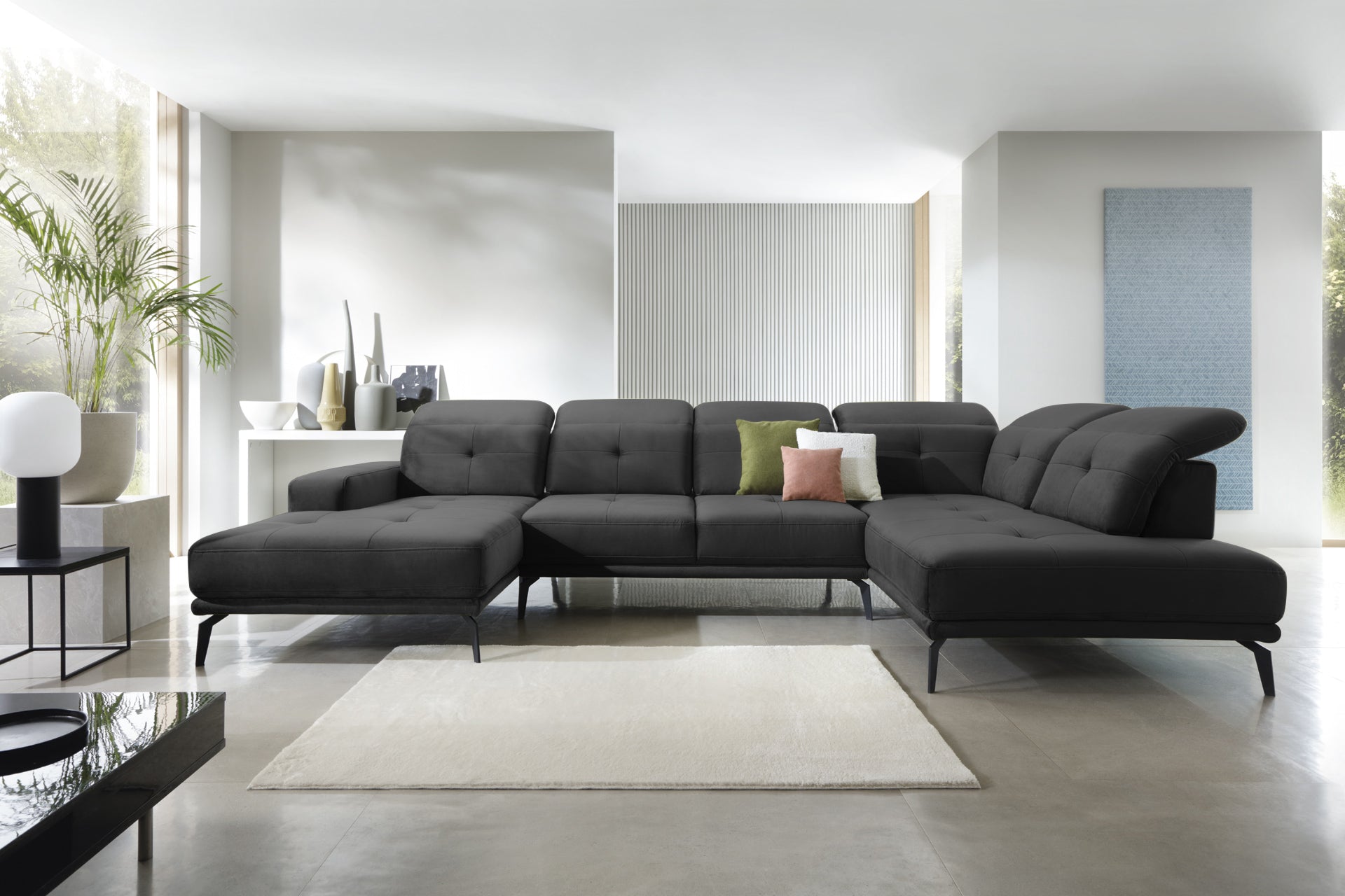 Corner Sofa Alnwick 57 | size: Width: 350cm, Height: 107cm, Depth: 205cm | color: Loco | image: 1 | variant: 1015315