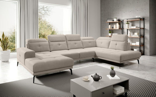 Corner Sofa Alnwick 75 | size: Width: 350cm, Height: 107cm, Depth: 205cm | color: Sola | image: 1 | variant: 1015333
