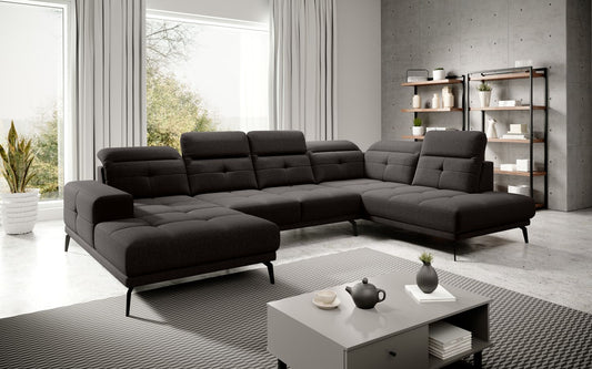 Corner Sofa Alnwick 79 | size: Width: 350cm, Height: 107cm, Depth: 205cm | color: Flores | image: 1 | variant: 1015337