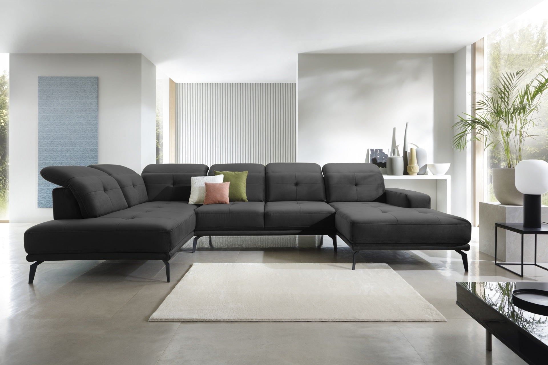 Corner Sofa Alnwick 8 | size: Width: 350cm, Height: 107cm, Depth: 205cm | color: Loco | image: 1 | variant: 1015266