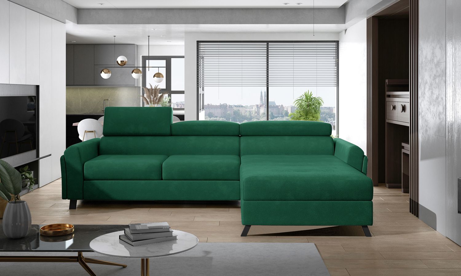 Corner Sofa Ashby 25 | size: Width: 300cm, Height: 98cm, Depth: 190cm | color: Kronos | image: 1 | variant: 1017082