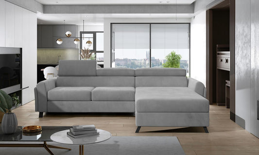 Corner Sofa Ashby 26 | size: Width: 300cm, Height: 98cm, Depth: 190cm | color: Monolith | image: 1 | variant: 1017083