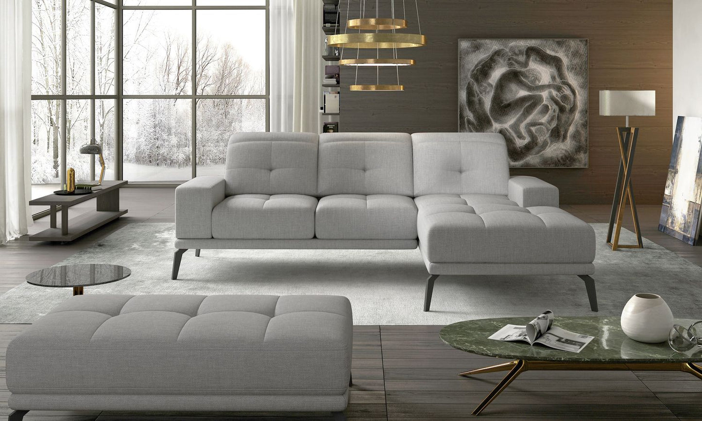 Corner Sofa East Piacenza 26 | size: Width: 265cm, Height: 98cm, Depth: 53cm | color: Sawana | image: 1 | variant: 1017498
