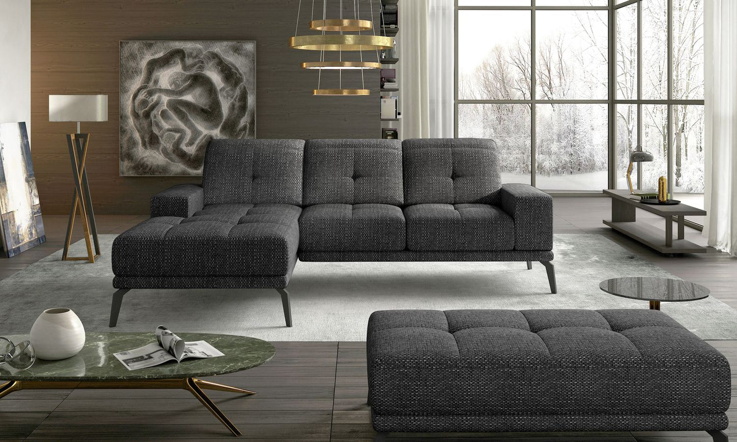 Corner Sofa East Piacenza 35 | size: Width: 265cm, Height: 98cm, Depth: 53cm | color: Berlin | image: 1 | variant: 1017507