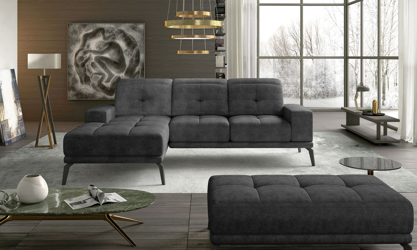 Corner Sofa East Piacenza 40 | size: Width: 265cm, Height: 98cm, Depth: 53cm | color: Dora | image: 1 | variant: 1017512