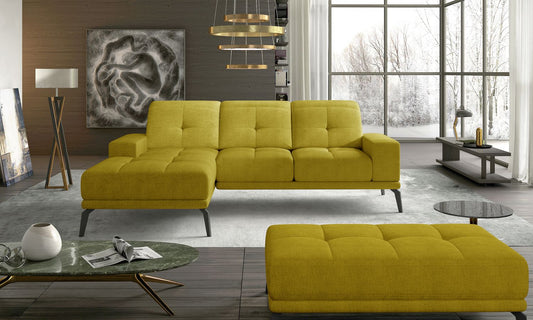 Corner Sofa East Piacenza 55 | size: Width: 265cm, Height: 98cm, Depth: 53cm | color: Omega | image: 1 | variant: 1017527