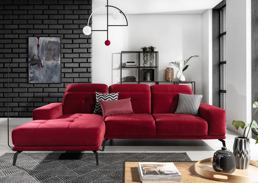 Corner Sofa East Piacenza 69 | size: Width: 265cm, Height: 98cm, Depth: 175cm | color: Kronos | image: 1 | variant: 1017541