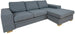 Corner Sofa Hinckley | size: Width: 237cm, Height: 86cm, Depth: 146cm | color: Gray | image: 1 | variant: 1000319
