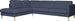 Corner Sofa Lisanna | size: Width: 260cm, Height: 80cm, Depth: 90cm | color: Blue | image: 0 | variant: 1002272