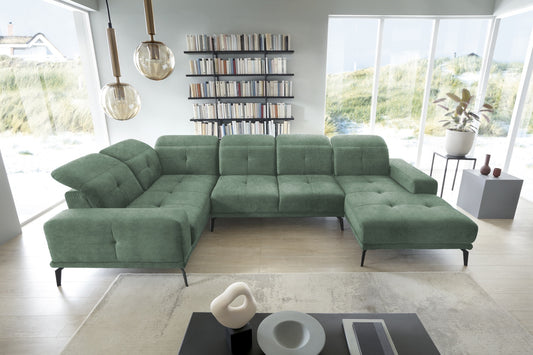 Corner Sofa Louth 19 | size: Width: 350cm, Height: 77cm, Depth: 201cm | color: Loco | image: 1 | variant: 1015896