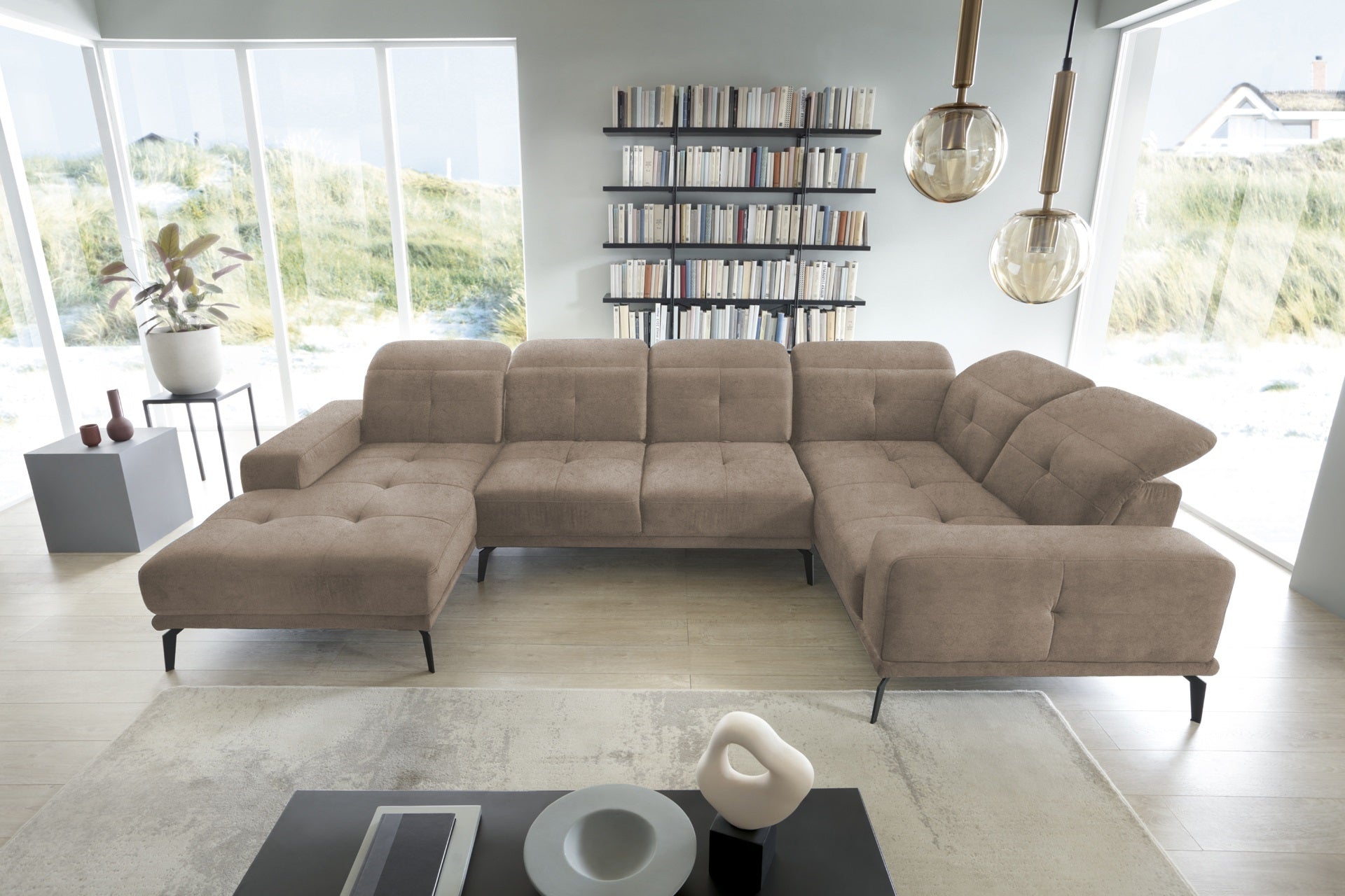Corner Sofa Neviro 94 | size: Width: 350cm, Height: 77cm, Depth: 201cm | color: Loco | image: 1 | variant: 1015025
