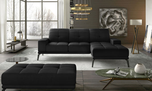 Corner Sofa Torrense 15 | size: Width: 265cm, Height: 98cm, Depth: 53cm | color: Mat/Velvet | image: 1 | variant: 1016541