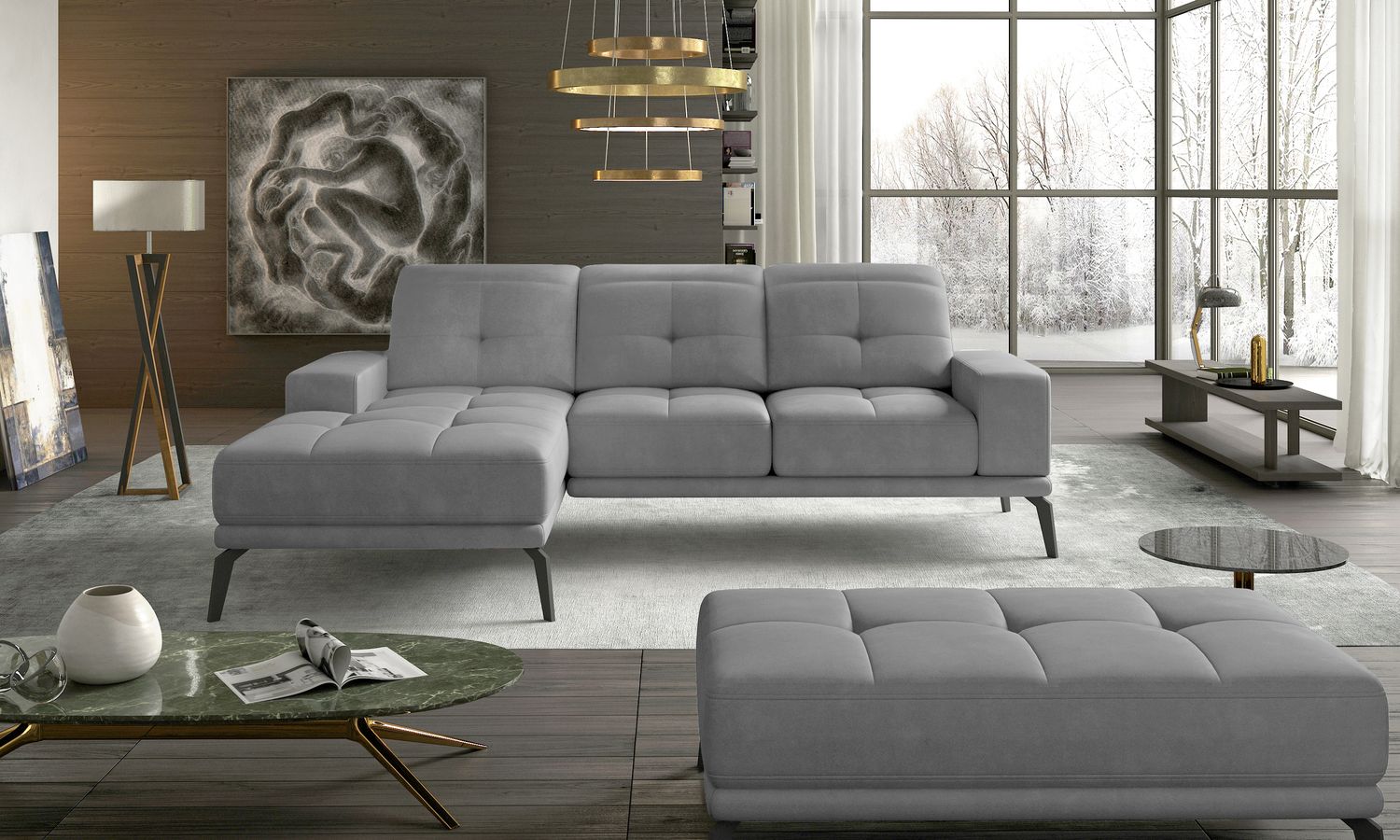 Corner Sofa Torrense 57 | size: Width: 265cm, Height: 98cm, Depth: 53cm | color: Paros | image: 1 | variant: 1016583