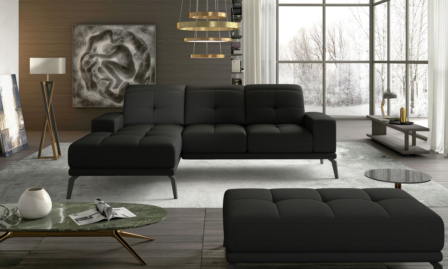 Corner Sofa Torrense 59 | size: Width: 265cm, Height: 98cm, Depth: 53cm | color: Sawana | image: 1 | variant: 1016585