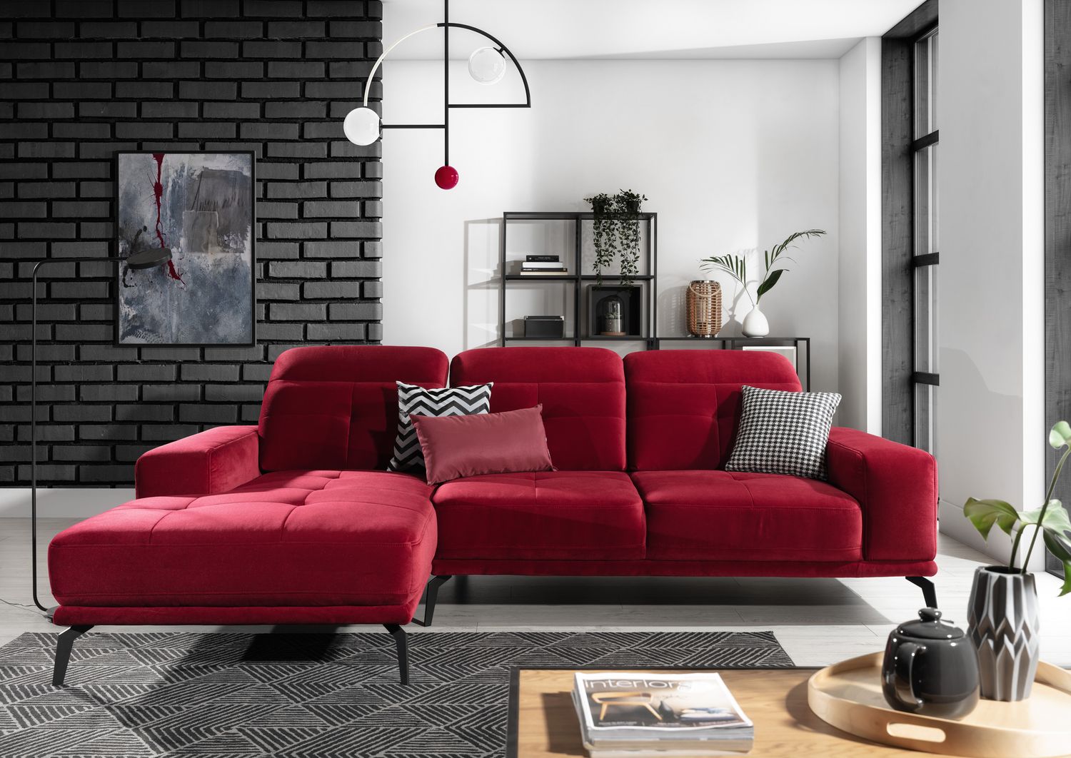 Corner Sofa Torrense 69 | size: Width: 265cm, Height: 98cm, Depth: 175cm | color: Kronos | image: 1 | variant: 1016595