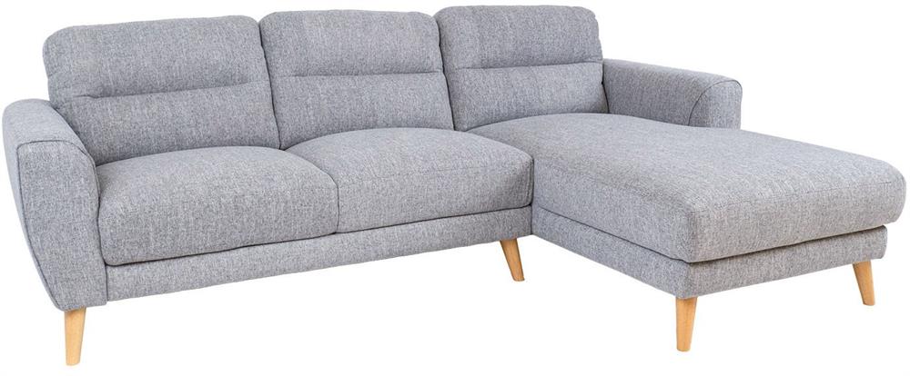Corner Sofa West Delhi | size: Width: 232cm, Height: 83cm, Depth: 163cm | color: Gray | image: 1 | variant: 1000335