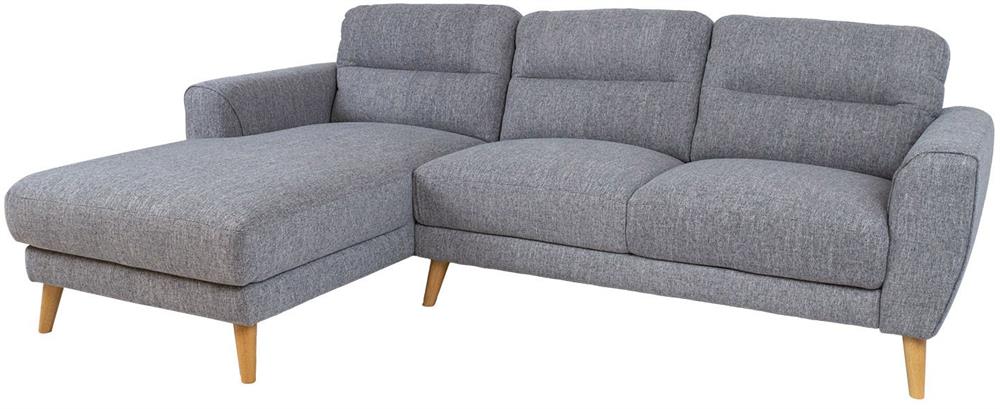 Corner Sofa West Delhi | size: Width: 232cm, Height: 83cm, Depth: 163cm | color: Gray | image: 1 | variant: 1000336