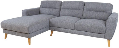 Corner Sofa West Delhi | size: Width: 232cm, Height: 83cm, Depth: 163cm | color: Gray | image: 1 | variant: 1000336