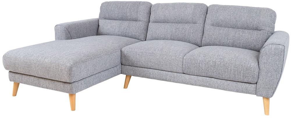 Corner Sofa West Delhi | size: Width: 232cm, Height: 83cm, Depth: 163cm | color: Gray | image: 1 | variant: 1000337