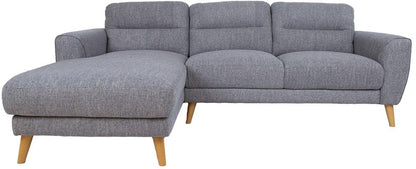 Corner Sofa West Delhi | size: Width: 232cm, Height: 83cm, Depth: 163cm | color: Gray | image: 2 | variant: 1000336